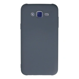 Newface Samsung Galaxy J7 Kılıf Nano içi Kadife Silikon - Gri