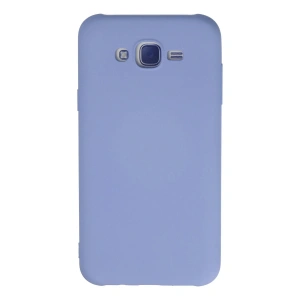 Newface Samsung Galaxy J7 Kılıf Nano içi Kadife Silikon - Lila