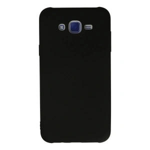 Newface Samsung Galaxy J7 Kılıf Nano içi Kadife Silikon - Siyah