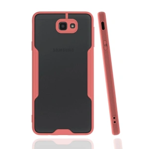 Newface Samsung Galaxy J7 Prime Kılıf Platin Silikon - Pembe