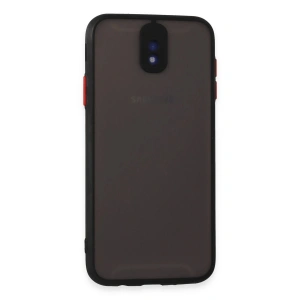 Newface Samsung Galaxy J7 Pro / J730 Kılıf Montreal Silikon Kapak - Siyah