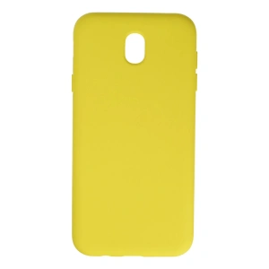 Newface Samsung Galaxy J7 Pro / J730 Kılıf Nano içi Kadife Silikon - Sarı