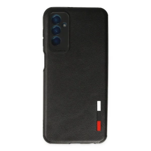 Newface Samsung Galaxy M13 Kılıf Loop Deri Silikon - Siyah