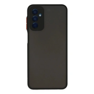 Newface Samsung Galaxy M13 Kılıf Montreal Silikon Kapak - Siyah