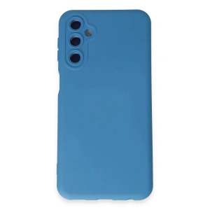 Newface Samsung Galaxy M14 5G Kılıf Nano içi Kadife Silikon - Mavi