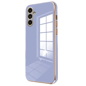 Newface Samsung Galaxy M15 Kılıf Volet Silikon - Mavi