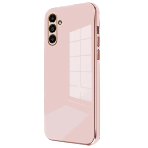 Newface Samsung Galaxy M15 Kılıf Volet Silikon - Pembe