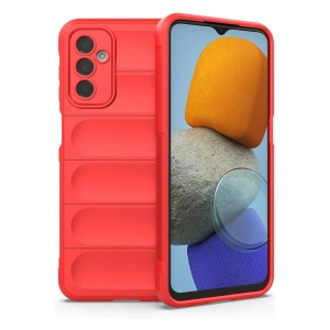 Newface Samsung Galaxy M23 Kılıf Optimum Silikon - Kırmızı