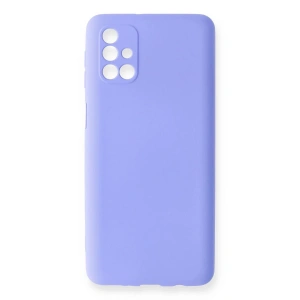 Newface Samsung Galaxy M31S Kılıf First Silikon - Lila