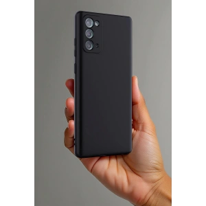 Newface Samsung Galaxy Note 20 Kılıf First Silikon - Mavi