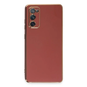 Newface Samsung Galaxy S20 FE Kılıf Volet Silikon - Kırmızı