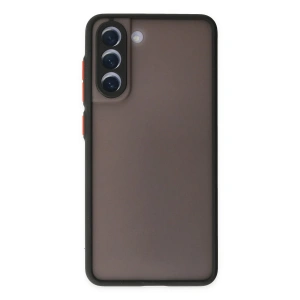 Newface Samsung Galaxy S21 FE Kılıf Montreal Silikon Kapak - Siyah