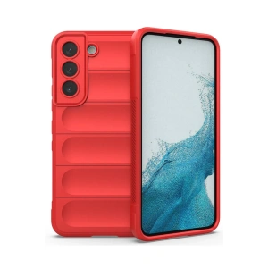 Newface Samsung Galaxy S21 Kılıf Optimum Silikon - Kırmızı