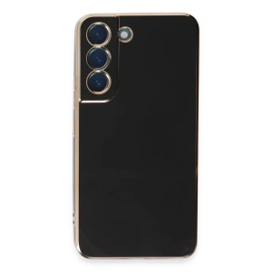 Newface Samsung Galaxy S21 Kılıf Volet Silikon - Siyah