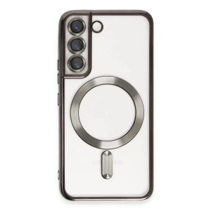 Newface Samsung Galaxy S22 Kılıf Kross Magneticsafe Kapak - Siyah