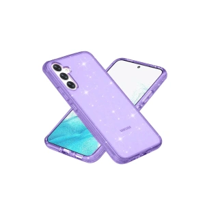 Newface Samsung Galaxy S23 FE Kılıf Glow Magsafe Kapak - Mor