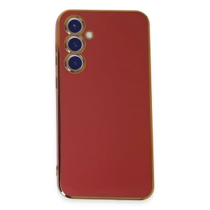 Newface Samsung Galaxy S23 FE Kılıf Volet Silikon - Kırmızı