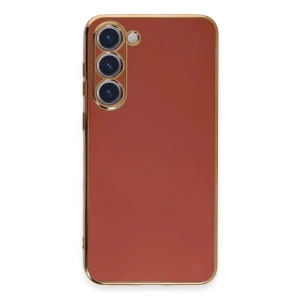 Newface Samsung Galaxy S23 Kılıf Volet Silikon - Kırmızı