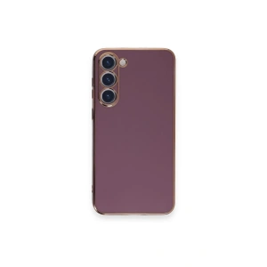 Newface Samsung Galaxy S23 Plus Kılıf Volet Silikon - Mor