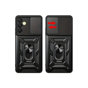 Newface Samsung Galaxy S24 FE Pars Lens Yüzüklü Silikon - Kırmızı