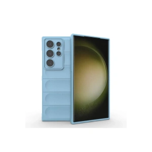 Newface Samsung Galaxy S24 Ultra Kılıf Optimum Silikon - Sky Blue