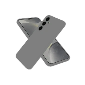 Newface Samsung Galaxy S25 Kılıf Nano içi Kadife Silikon - Gri