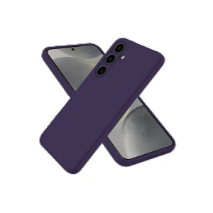 Newface Samsung Galaxy S25 Kılıf Nano içi Kadife Silikon - Mor