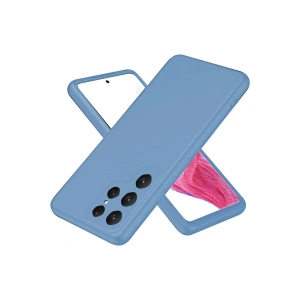 Newface Samsung Galaxy S25 Ultra Kılıf First Silikon - Mavi