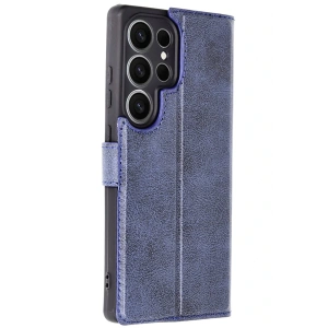 Newface Samsung Galaxy S25 Ultra Kılıf Trend S Plus Kapaklı Kılıf - Lacivert