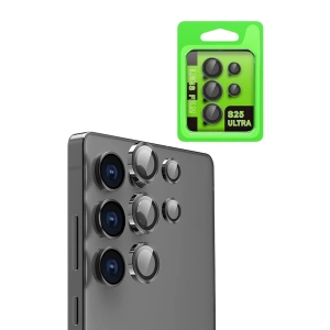 Newface Samsung Galaxy S25 Ultra Raze Metal Kamera Lens - Siyah