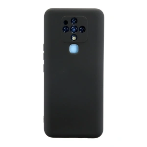 Newface Tecno Camon 16 Kılıf Nano içi Kadife Silikon - Siyah