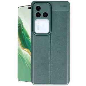 Newface Vivo V30 5G Kılıf Auto Focus Kapak - Koyu Yeşil