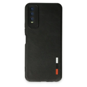 Newface Vivo Y11S Kılıf Loop Deri Silikon - Siyah