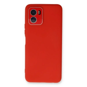 Newface Vivo Y15S Kılıf Lansman Glass Kapak - Kırmızı