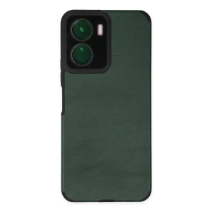 Newface Vivo Y16 Kılıf Loop Deri Silikon - Yeşil