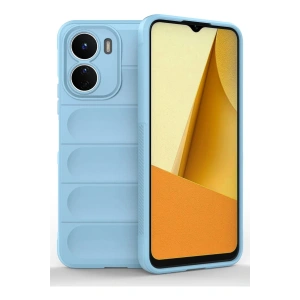 Newface Vivo Y16 Kılıf Optimum Silikon - Sky Blue
