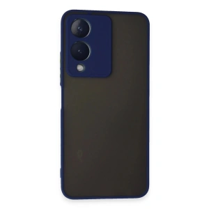 Newface Vivo Y17S Kılıf Montreal Silikon Kapak - Lacivert