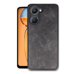 Newface Vivo Y18 Kılıf Aras Deri Kapak - Siyah