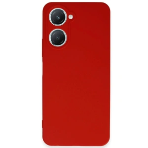 Newface Vivo Y18 Kılıf First Silikon - Kırmızı