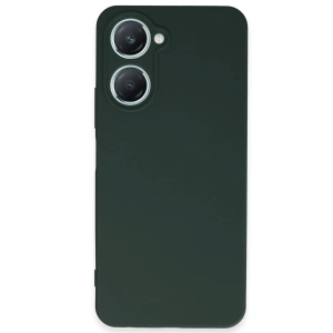 Newface Vivo Y18 Kılıf First Silikon - Koyu Yeşil