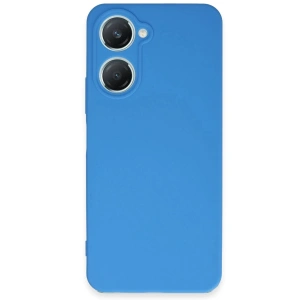 Newface Vivo Y18 Kılıf First Silikon - Mavi