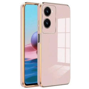 Newface Vivo Y18 Kılıf Volet Silikon - Pembe