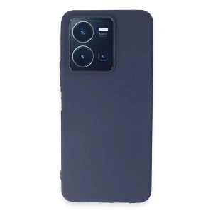 Newface Vivo Y35 Kılıf First Silikon - Lacivert
