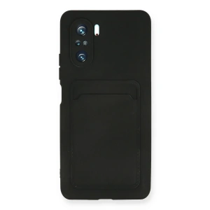 Newface Xiaomi Mi 11i Kılıf Kelvin Kartvizitli Silikon - Siyah