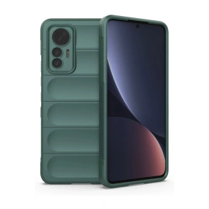 Newface Xiaomi Mi 12 Lite Kılıf Optimum Silikon - Koyu Yeşil