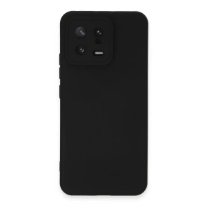 Newface Xiaomi Mi 13 Kılıf Nano içi Kadife Silikon - Siyah
