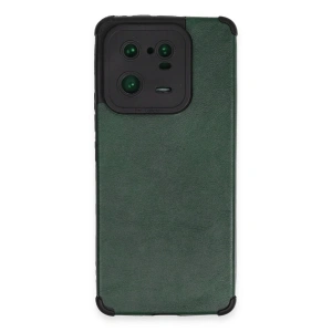 Newface Xiaomi Mi 13 Pro Kılıf Loop Deri Silikon - Yeşil
