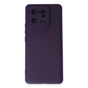 Newface Xiaomi Mi 13 Pro Kılıf Nano içi Kadife Silikon - Mor