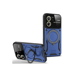 Newface Xiaomi Mi 13T Pro Kılıf Joy Lens Standlı Kapak - Lacivert