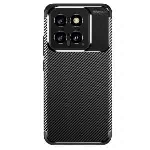 Newface Xiaomi Mi 14T Kılıf Auto Focus Karbon Kapak - Siyah